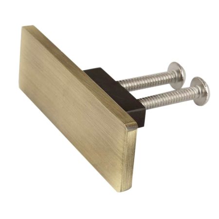 Antique Rectangle Stainless Steel Big Cabinet Knobs